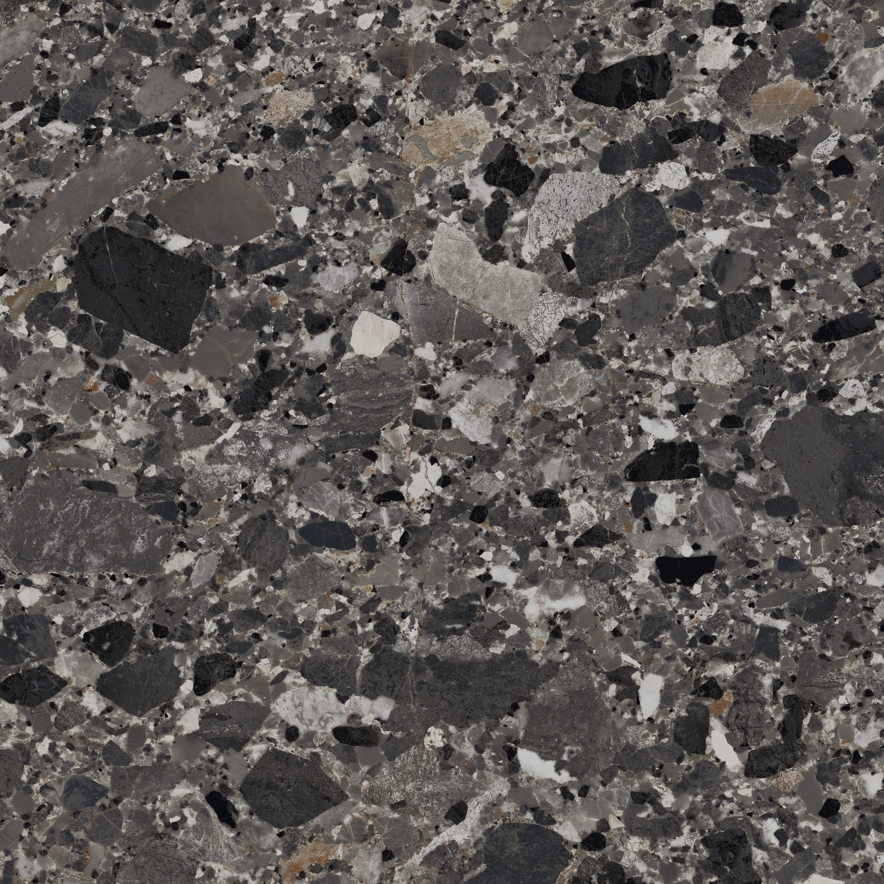 Chiaro Scuro 119825 Cliff(Grey) 24x24 M