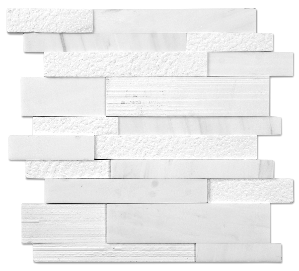 Mar Dolomite White 3D Multi-Textural 1X3